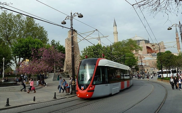 How to get to Hagia Sophia by metro or tram